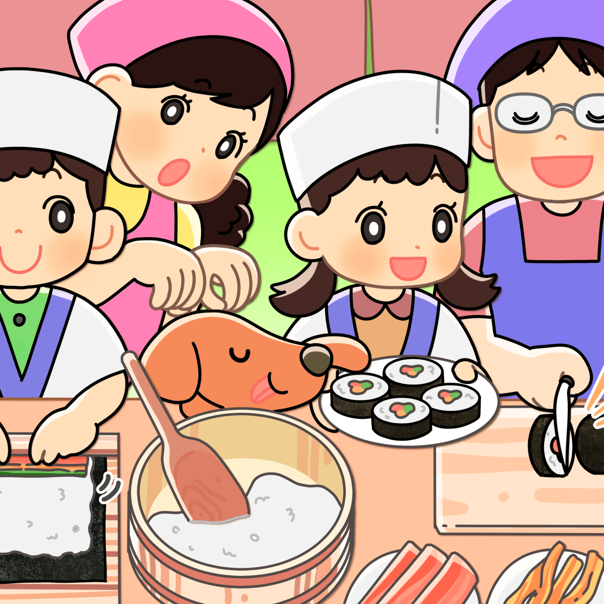 2024『親子で手巻き寿司』